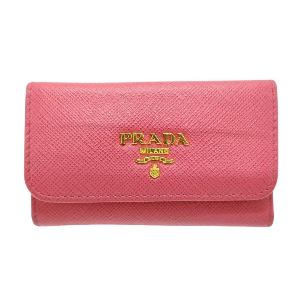 Prada Saffiano Leather Key Case